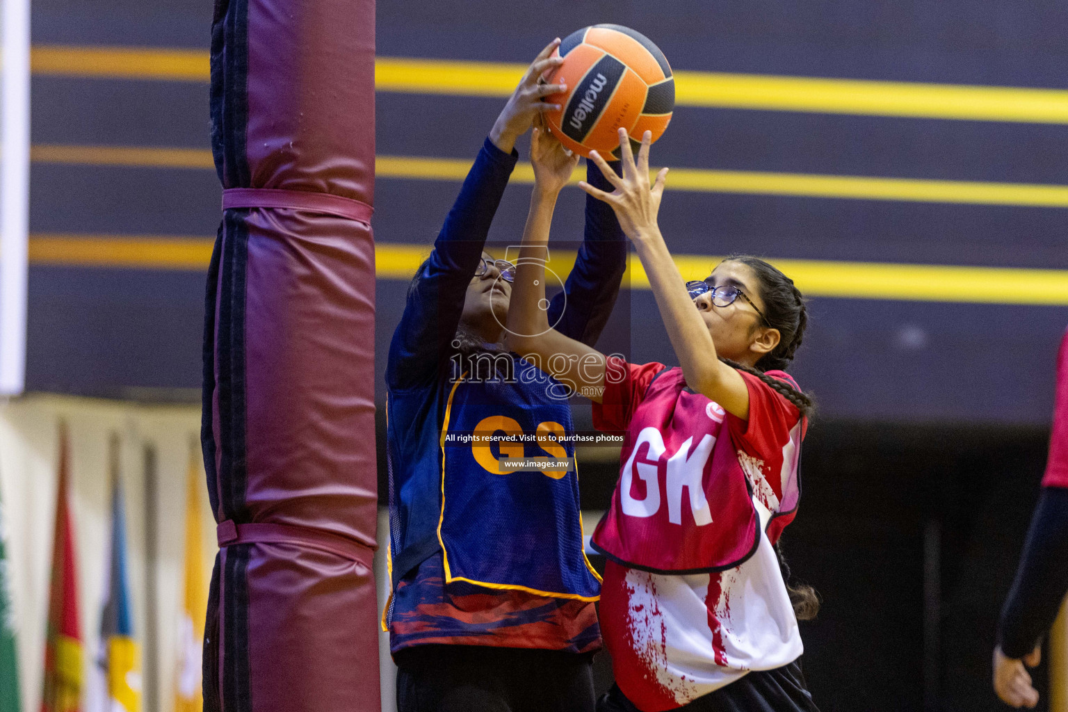 Day7 of 24th Interschool Netball Tournament 2023 was held in Social Center, Male', Maldives on 2nd November 2023. Photos: Nausham Waheed / images.mv