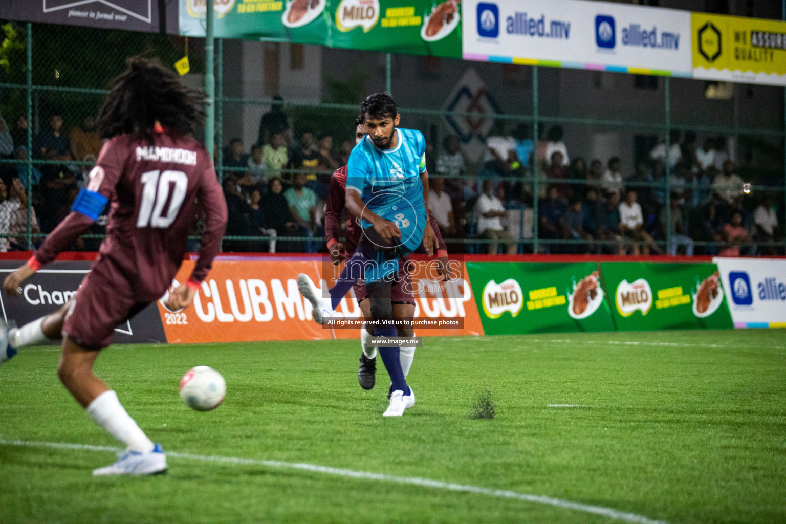 MACL vs Trade Club in Club Maldives Cup 2022 was held in Hulhumale', Maldives on Sunday, 9th October 2022. Photos: Hassan Simah / images.mv