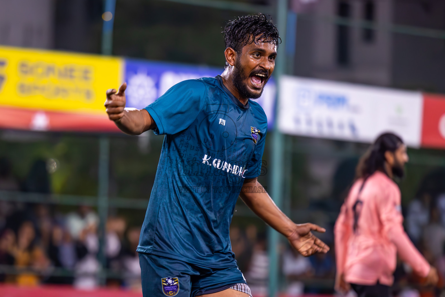 K Gulhi VS K Guraidhoo in Day 25 of Golden Futsal Challenge 2024 was held on Thursday , 8th February 2024 in Hulhumale', Maldives
Photos: Ismail Thoriq / images.mv