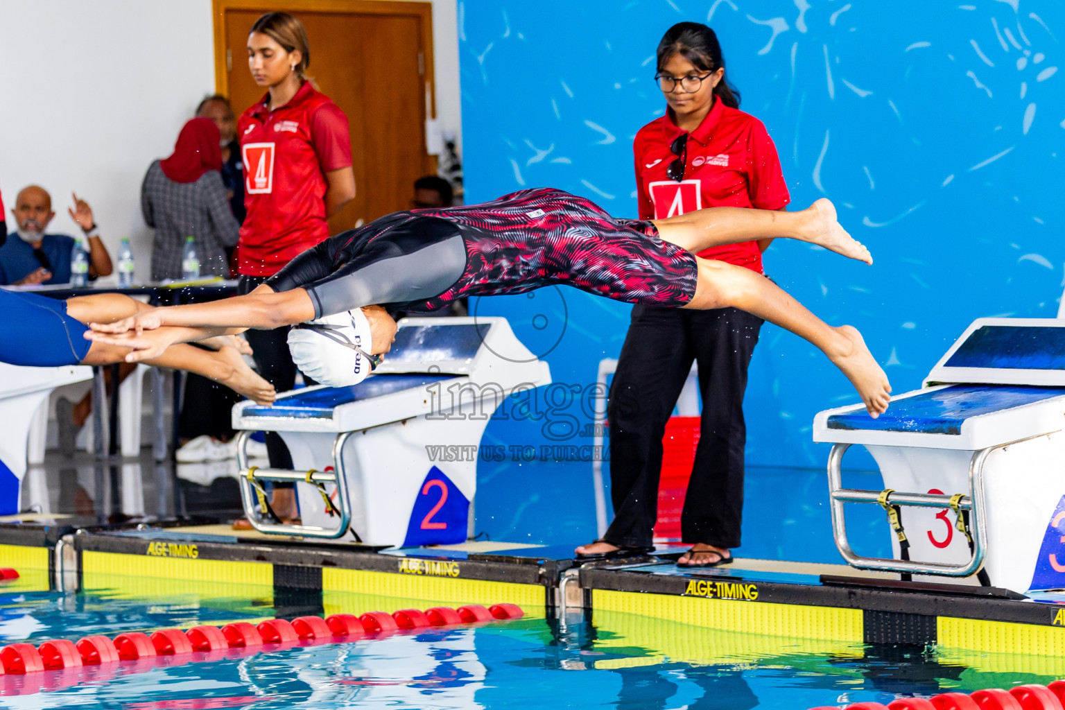 Day 6 of 20th Inter-school Swimming Competition 2024 held in Hulhumale', Maldives on Thursday, 17th October 2024. Photos: Nausham Waheed / images.mv