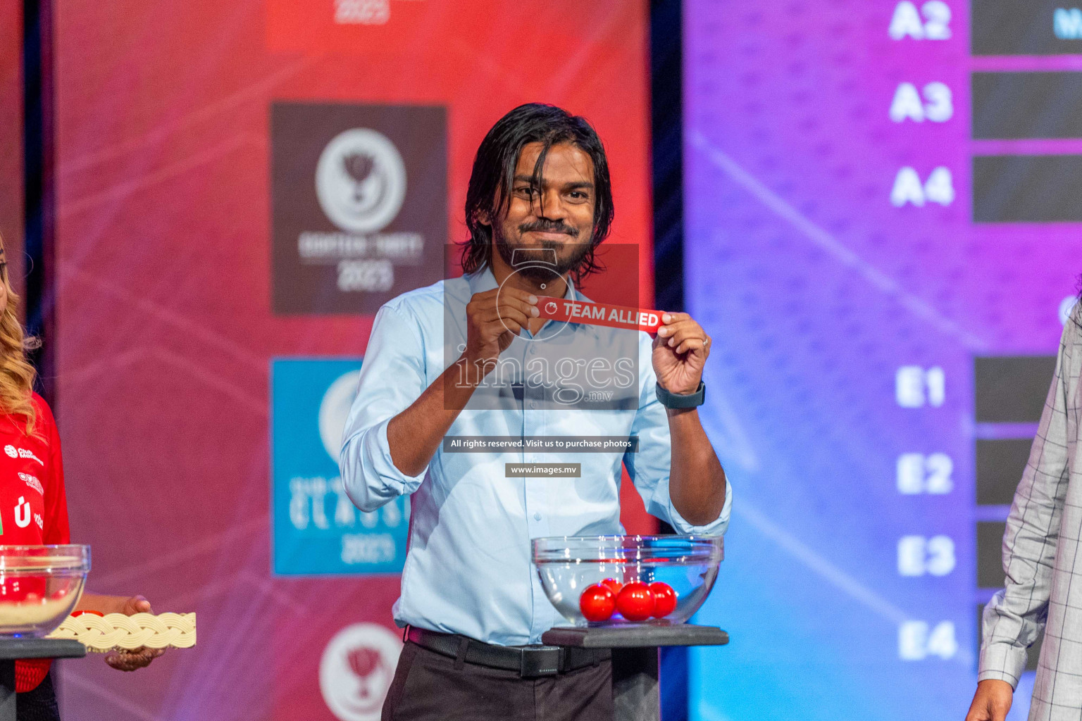 Draw ceremony of Club Maldives 2023 was held on Thursday, 6th July 2023 at PSM Studio in Male', Maldives.  Photos: Ismail Thoriq / images.mv