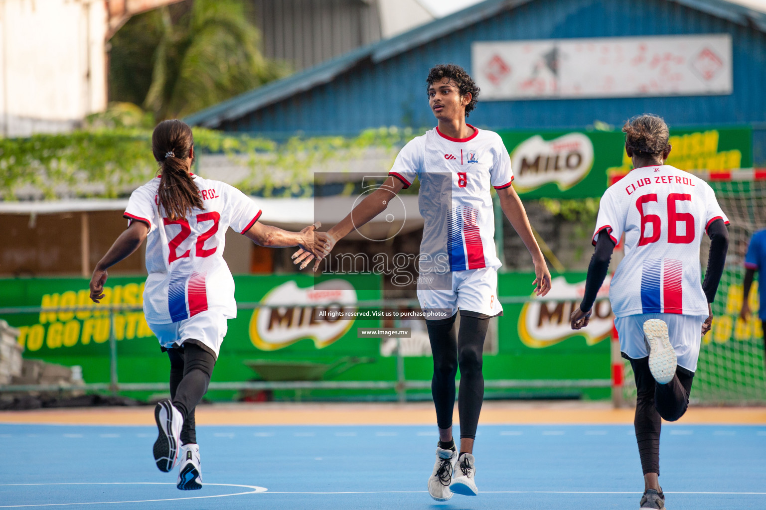 Milo 8th National Handball Tournament Day3, 17th December 2021, at Handball Ground, Male', Maldives. Photos by Shuu Abdul Sattar