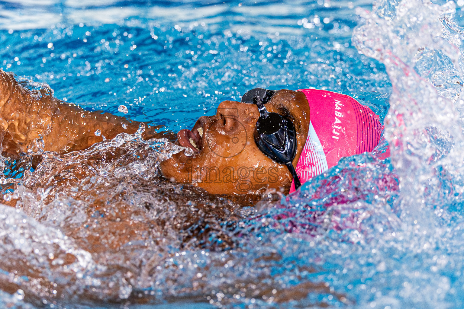 Day 4 of 1st National Short Course Swimming Competition held in Hulhumale', Maldives on Tuesday, 17th June 2025. Photos: Nausham Waheed / images.mv