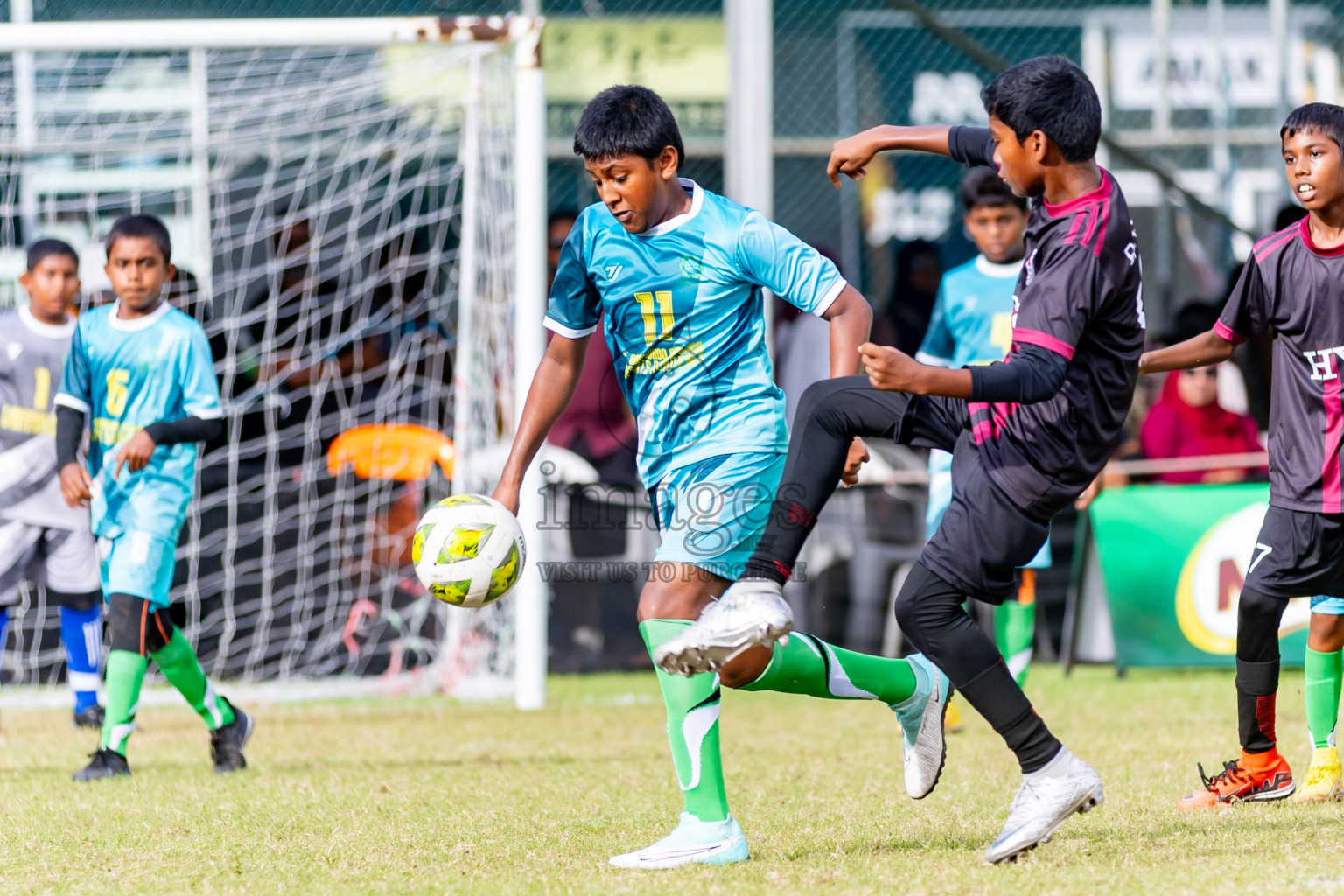 Day 1 of MILO Academy Championship 2024 - U12 was held at Henveiru Grounds in Male', Maldives on Sunday, 7th July 2024. Photos: Nausham Waheed / images.mv