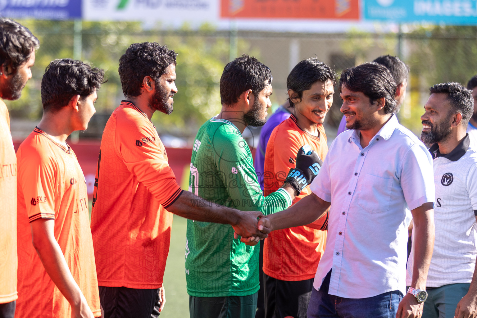 R Alifushi vs HA Kelaa in Day 5 of Golden Futsal Challenge 2024 was held on Friday, 19th January 2024, in Hulhumale', Maldives Photos: Mohamed Mahfooz Moosa / images.mv