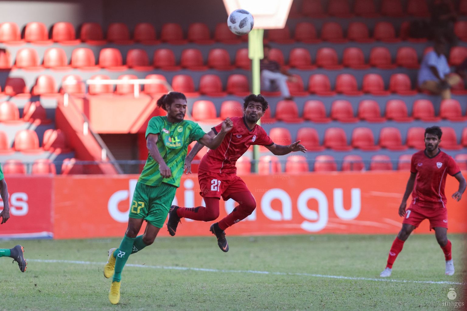 Dhiraagu Dhivehi Premier League 2018 - Maziya vs TC Sports club in Male, Maldives, Sunday November 25, 2018. (Images.mv Photo/Suadh Abdul Sattar)