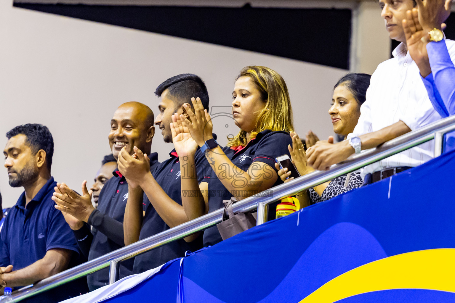 Sri Lanka vs Maldives in Semi Final of CAVA U20 Woman's Volleyball Championship 2024 was held in Social Center, Male', Maldives on 22nd July 2024. Photos: Nausham Waheed / images.mv