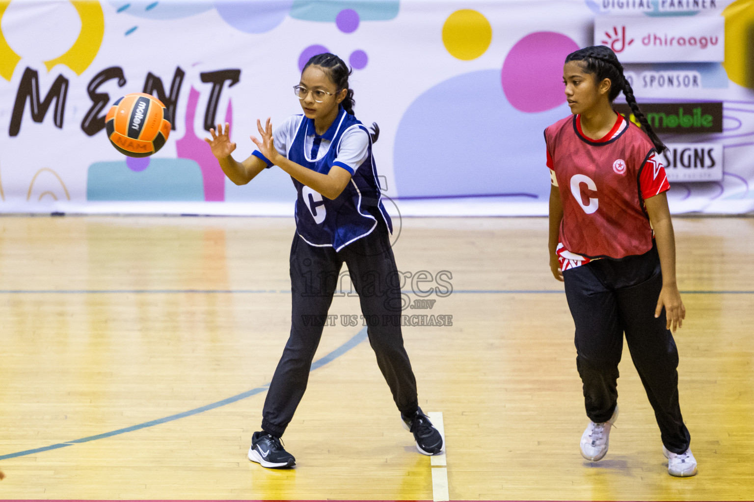 Day 8 of 25th Inter-School Netball Tournament was held in Social Center at Male', Maldives on Sunday, 18th August 2024.