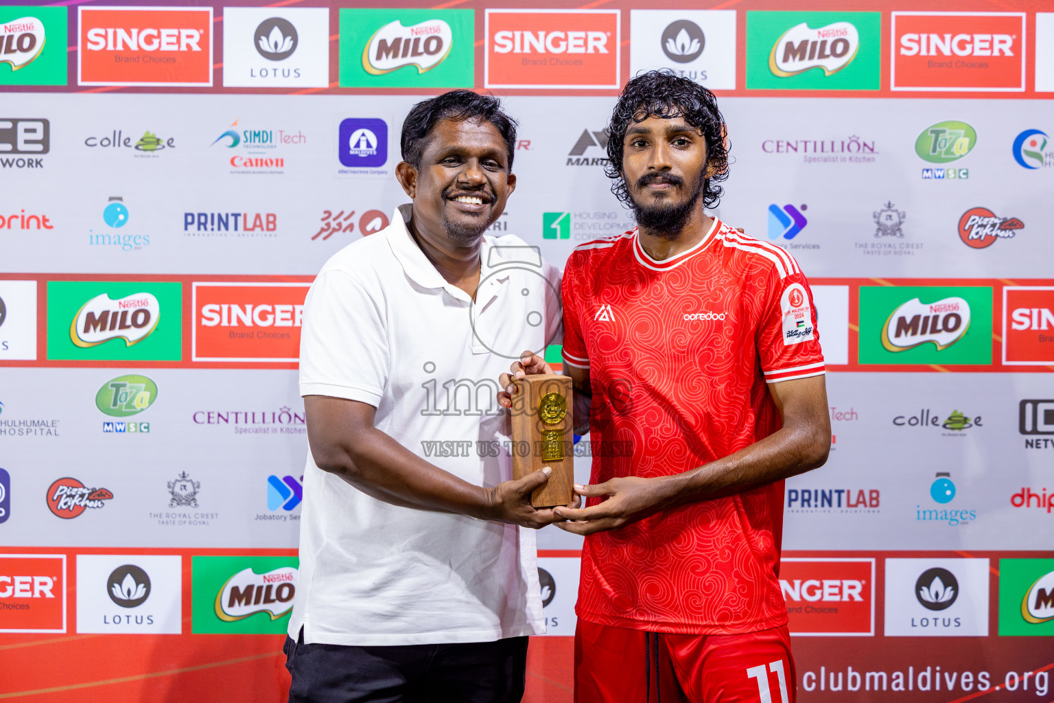 Ooredoo Maldives vs Fahi Rc in Club Maldives Cup 2024 held in Rehendi Futsal Ground, Hulhumale', Maldives on Tuesday, 25th September 2024. Photos: Nausham Waheed/ images.mv