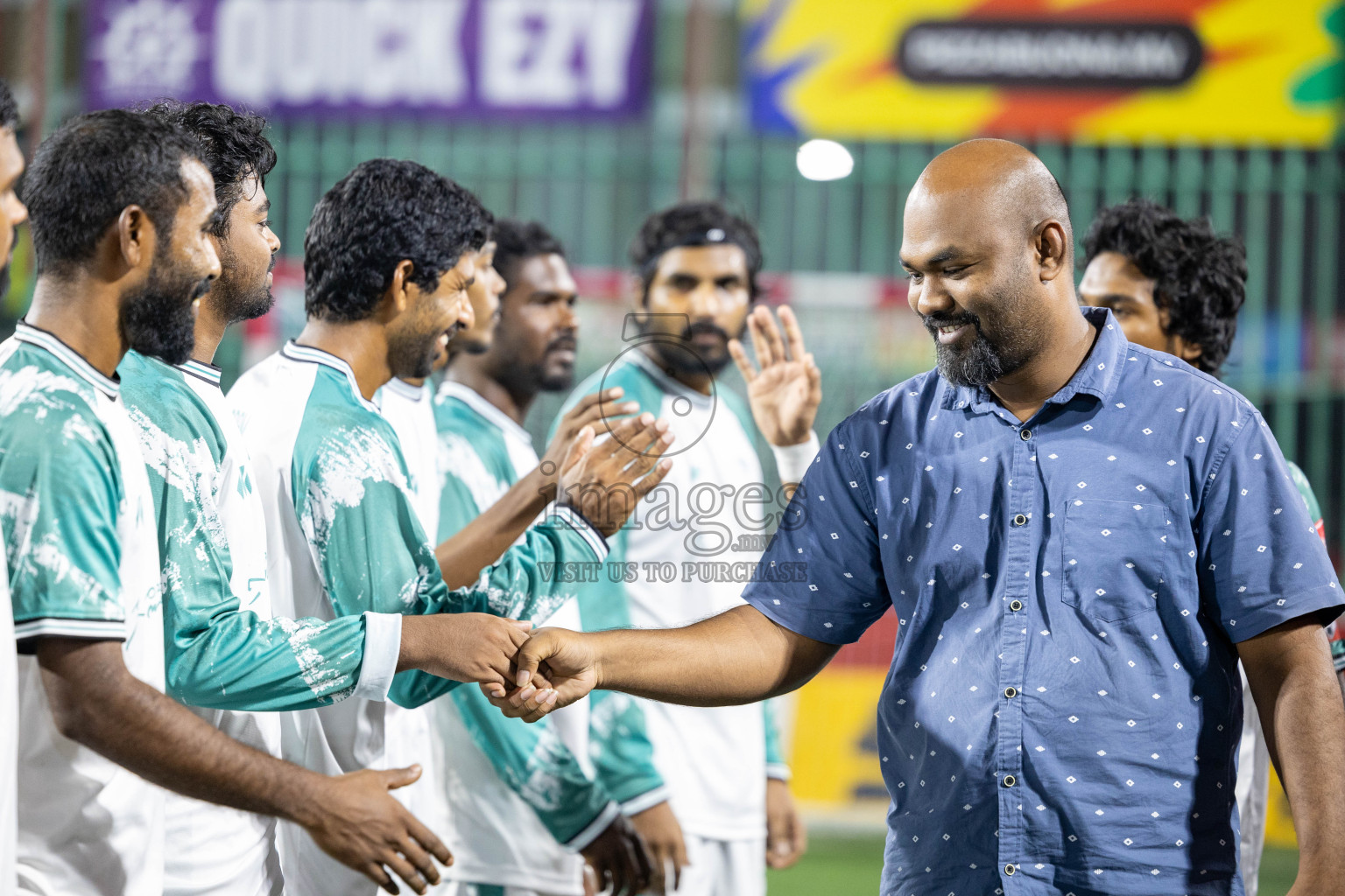 HDh Nolhivaran vs HDh Kumundhoo in Day 13 of Golden Futsal Challenge 2025 was held on Friday, 17th January 2025, in Hulhumale', Maldives 
Photos: Hassan Simah / images.mv