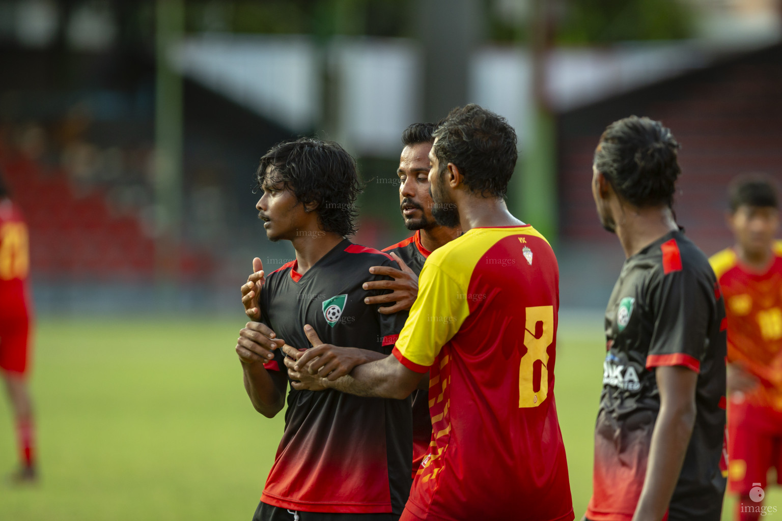 Victory Sports Club vs Foakaidhoo in Dhiraagu Dhivehi Premier League 2018 in Male, Maldives, Thursday October 25, 2018. (Images.mv Photo/Abdulla Abeedh)