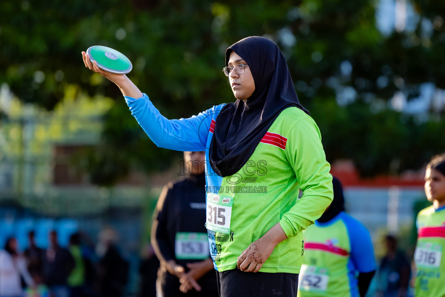 Day 1 of 12th Milo Association Championships was held in Ekuveni Track at Male', Maldives on Thursday, 24th April 2025. Photos: Nausham Waheed / images.mv