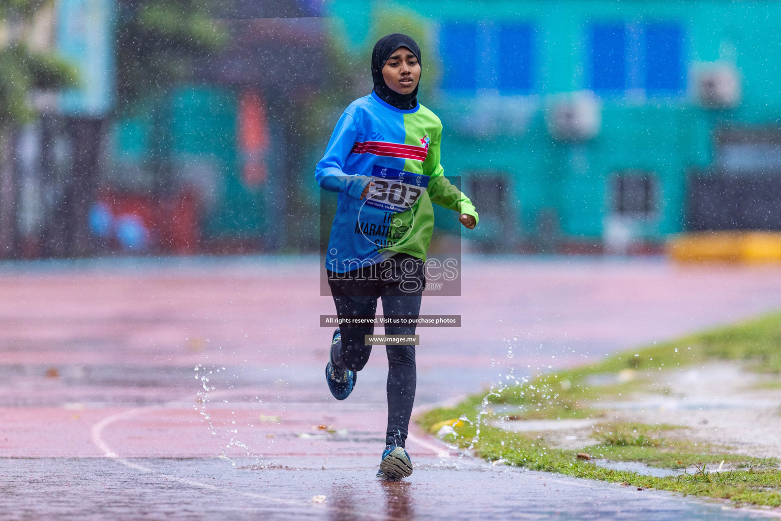 Day 2 of National Athletics Championship 2023 was held in Ekuveni Track at Male', Maldives on Friday, 24th November 2023. Photos: Nausham Waheed / images.mv