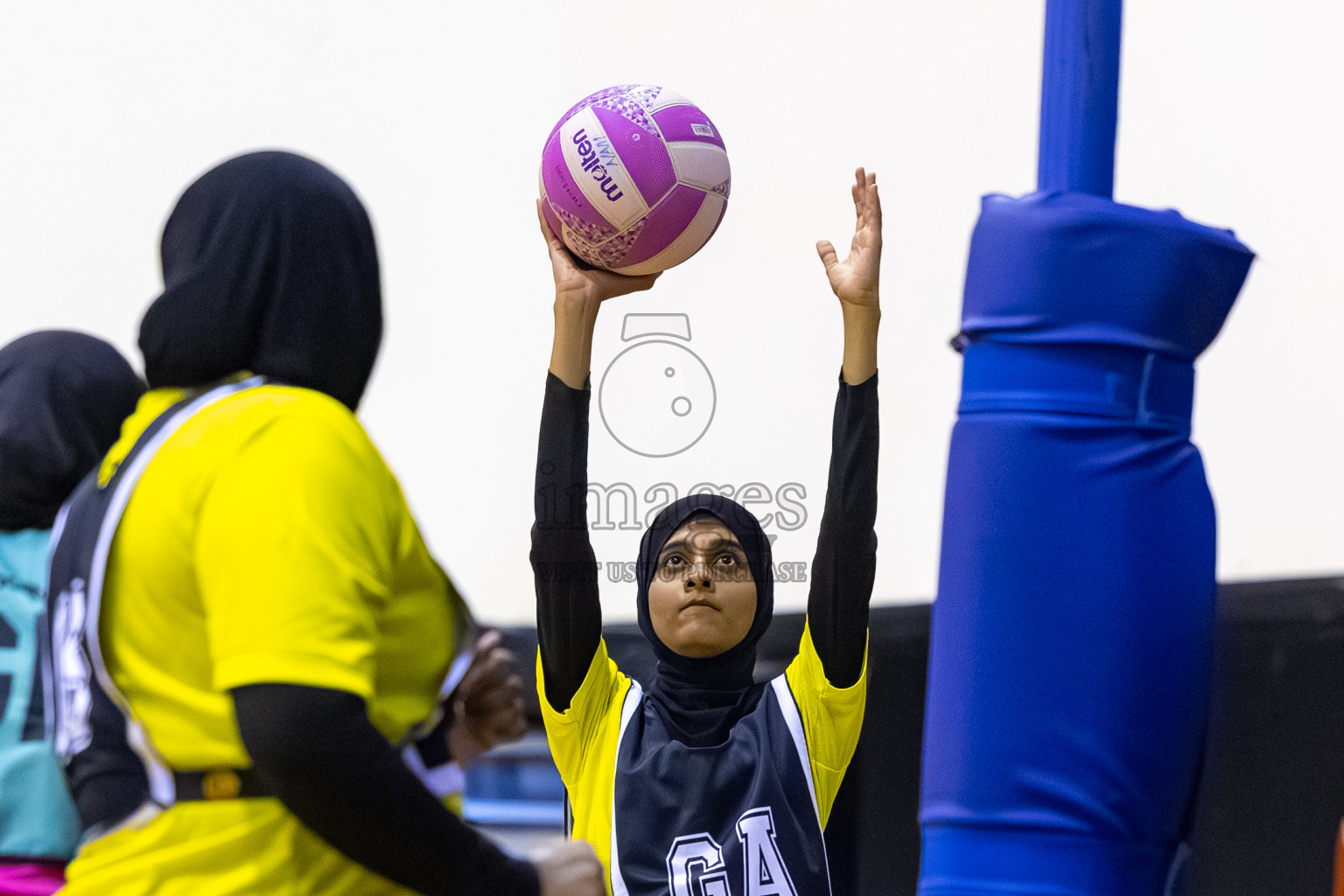Day 8 of 24th Milo Netball Association Championship was held in Social Center at Male', Maldives on Monday, 8th September 2025. Photos: Mohamed Mahfooz Moosa / images.mv