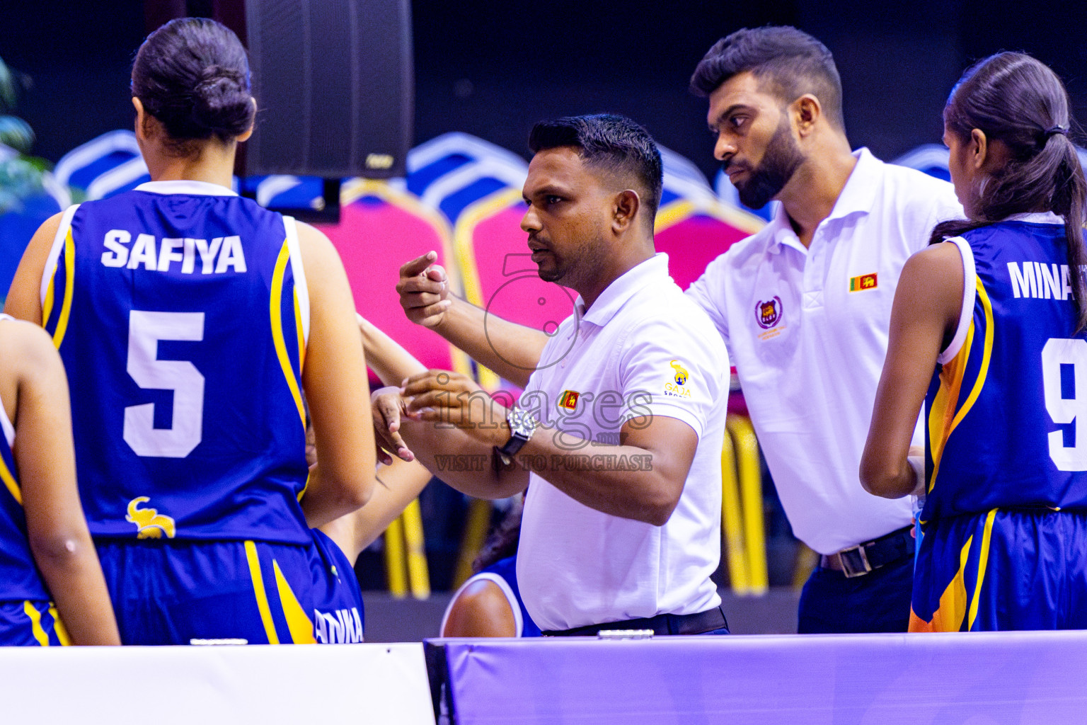 India vs SriLanka in Day 1 of Under 16 Woman's Asian Cup SABA Qualifiers 2025 was held in Social Center, Male', Maldives on 12th June 2025. Photos: Nausham Waheed / images.mv