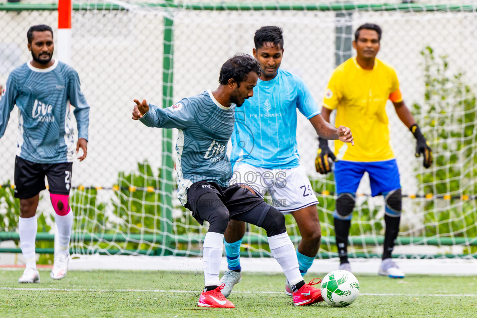 Four seasons vs Avani in Day 3 of Resort League 2025 (Baa Zone) was held on Saturday, 12th July 2025 in Avani+ Fares Maldives Resort, Baa Atoll, Maldives. Photos: Nausham Waheed / images.mv
