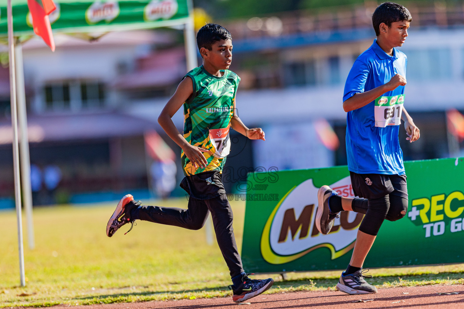 Day 1 of Inter-school Athletics Championship 2025 held in Ekuveni Synthetic Track, Male', Maldives on Monday, 06th October 2025. Photos by: Areef Adam  / Images.mv