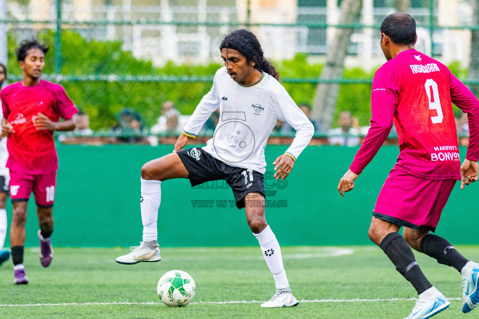 JW Marriott vs Hard Rock in Resort League 2025 (South Male Zone) day 12 was held on Monday, 13th October 2025 in Crossroads's Maldives, Photos: Areef Adam / images.mv
