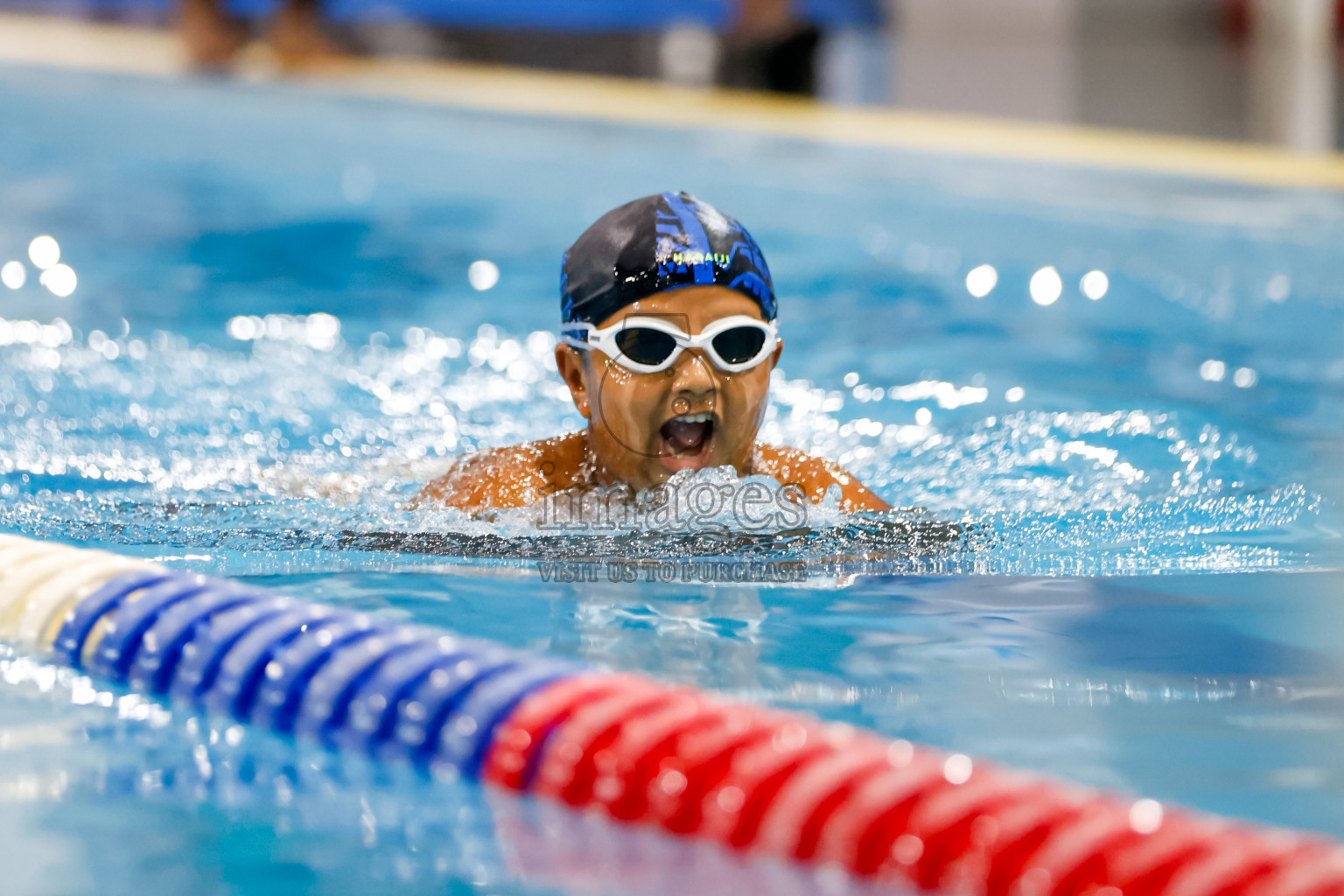 Day 4 of BML 6th National Kids Swimming Kids Festival 2025 held in Hulhumale', Maldives on Thursday, 6th November 2024. 
Photos: Hassan Simah / images.mv