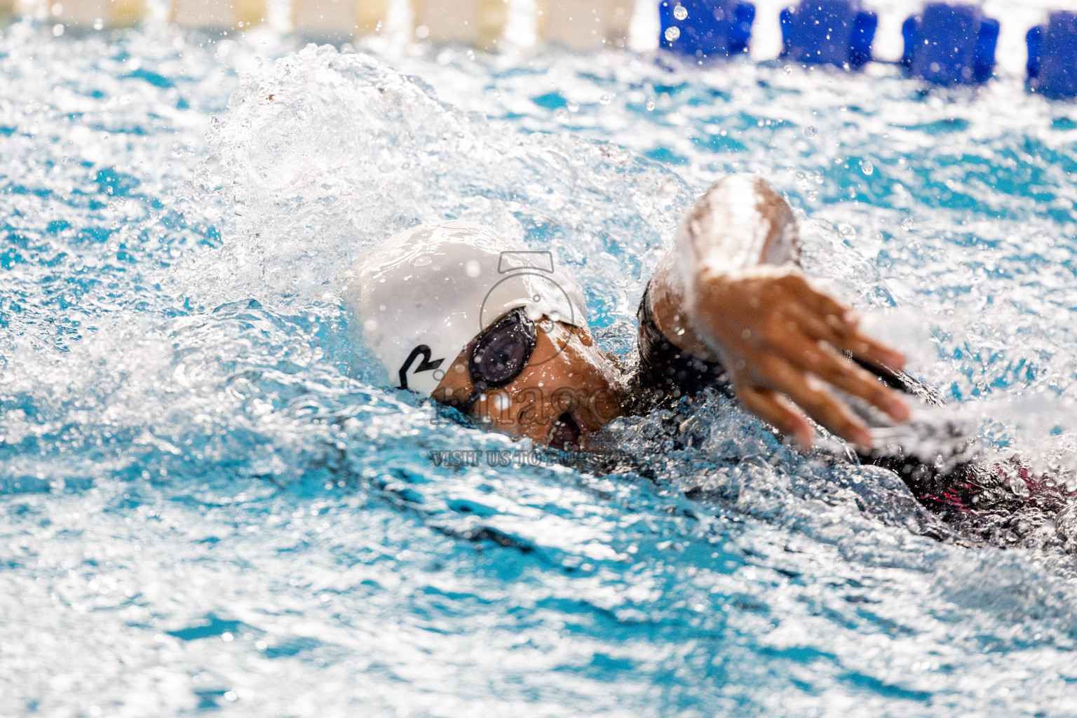 Day 4 of National Swimming Competition 2024 held in Hulhumale', Maldives on Monday, 16th December 2024. 
Photos: Hassan Simah / images.mv