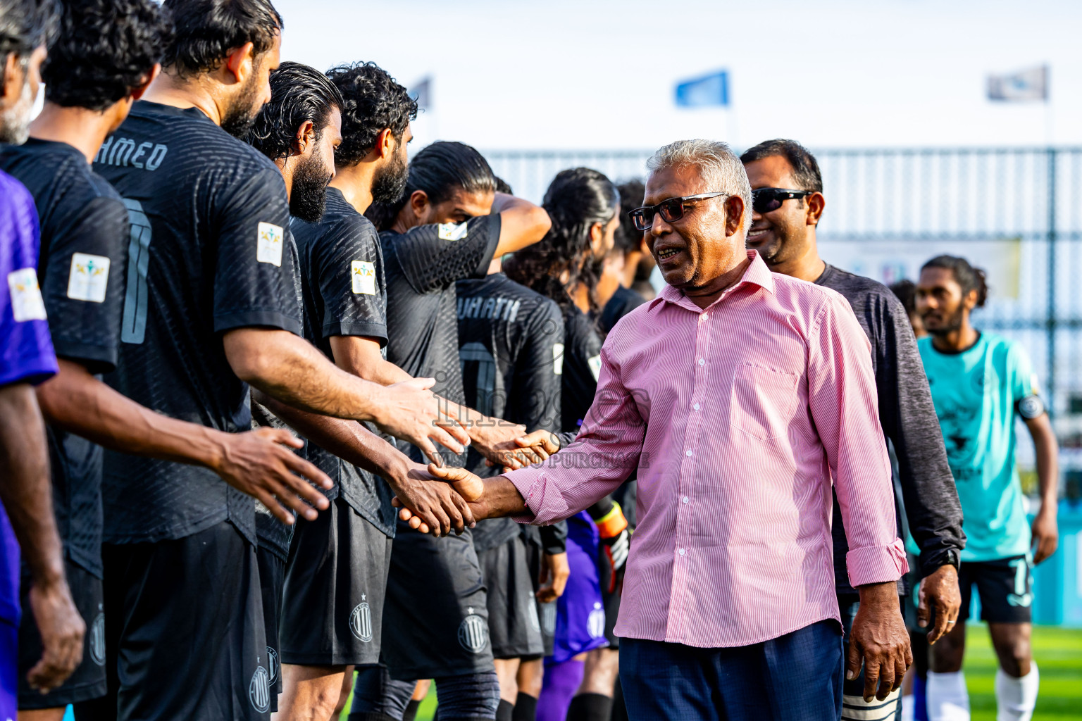 Dee Cee Jay SC vs Naalaafushi YC in Day 3 of Laamehi Dhiggaru Ekuveri Futsal Challenge 2024 was held on Sunday, 28th July 2024, at Dhiggaru Futsal Ground, Dhiggaru, Maldives Photos: Nausham Waheed / images.mv