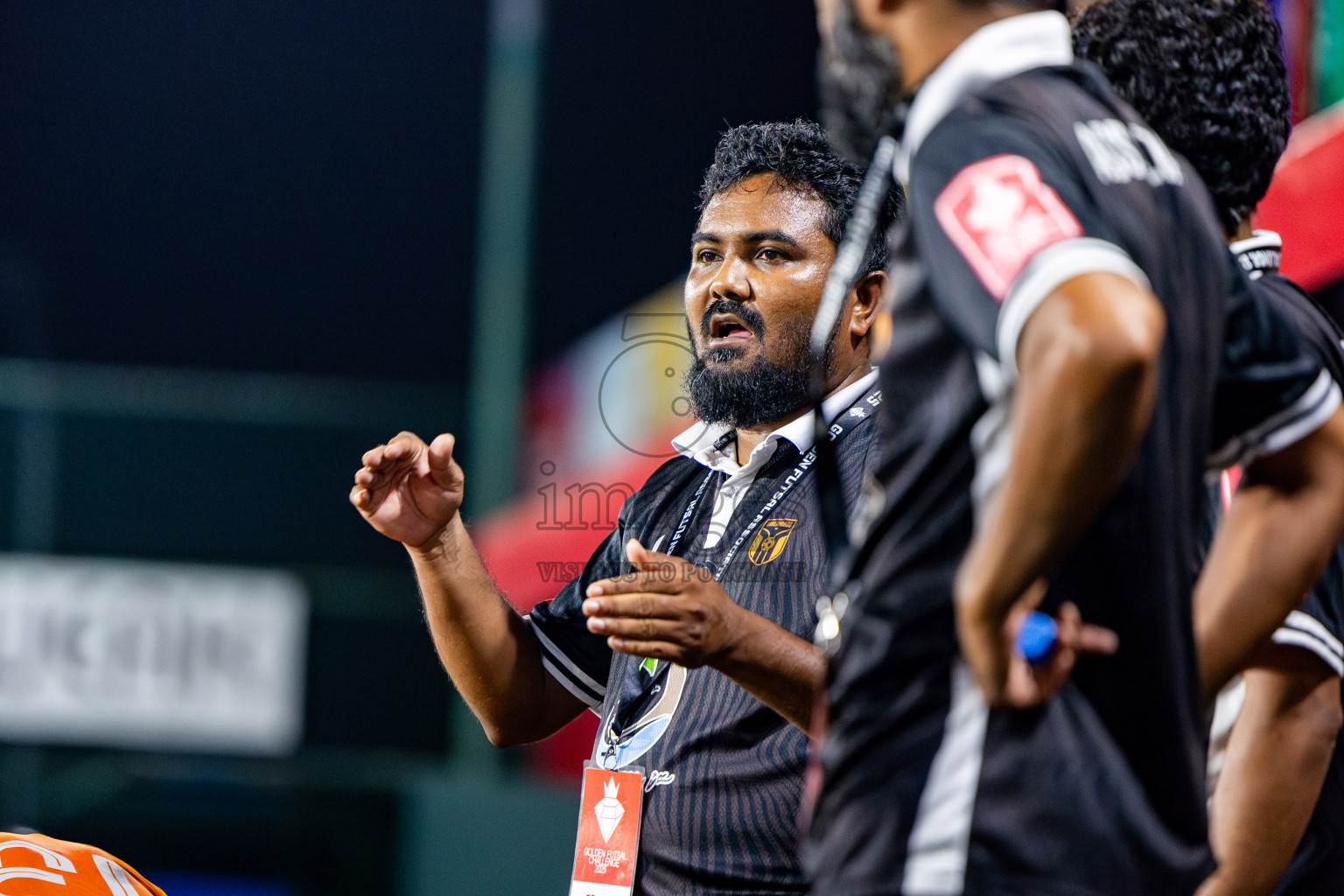 Thaa Hirilandhoo vs L Isdhoo in zone round Day 30 of Golden Futsal Challenge 2025 was held on Monday , 3rd February 2025, in Hulhumale', Maldives. Photos: Nausham Waheed / images.mv