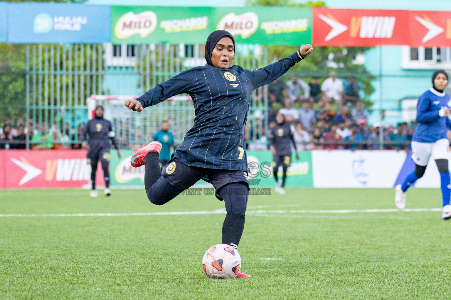 Prison Club vs Team MACL in Eighteen Thirty Classic of Club Maldives 2025 was held in Rehendhi Futsal Ground, Hulhumale', Maldives on Tuesday, 16th September 2025. Photos: Mohamed Mahfooz Moosa / images.mv