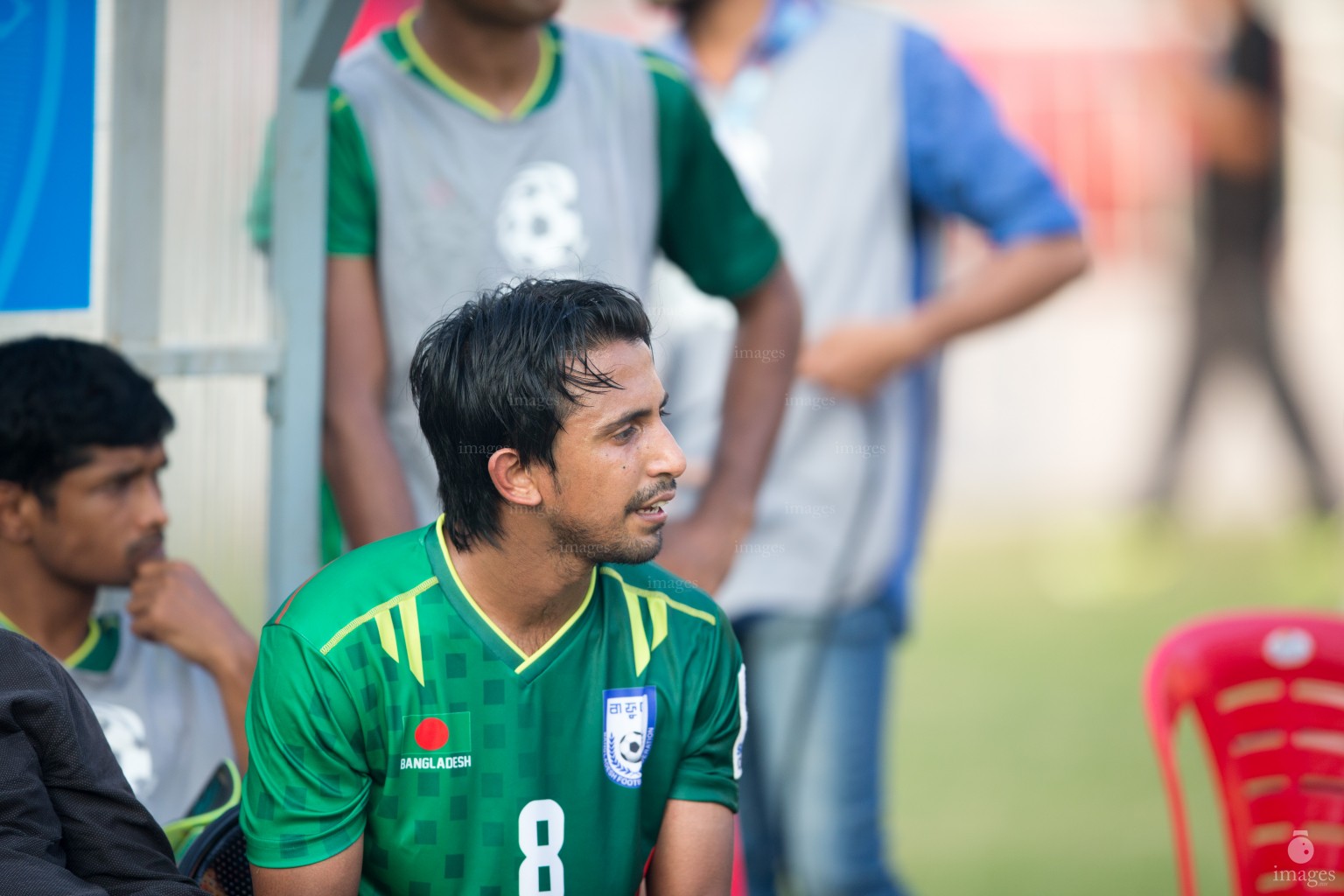 Maldives vs Bangladesh in SAFF Suzuki Cup in Trivandrum International Stadium in Thiruvananthapuram, India, Saturday, December. 26, 2015.  (Images.mv Photo/ Hussain Sinan).