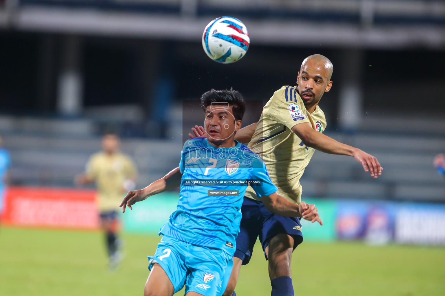 India vs Kuwait in SAFF Championship 2023 held in Sree Kanteerava Stadium, Bengaluru, India, on Tuesday, 27th June 2023. Photos: Nausham Waheed, Hassan Simah / images.mv