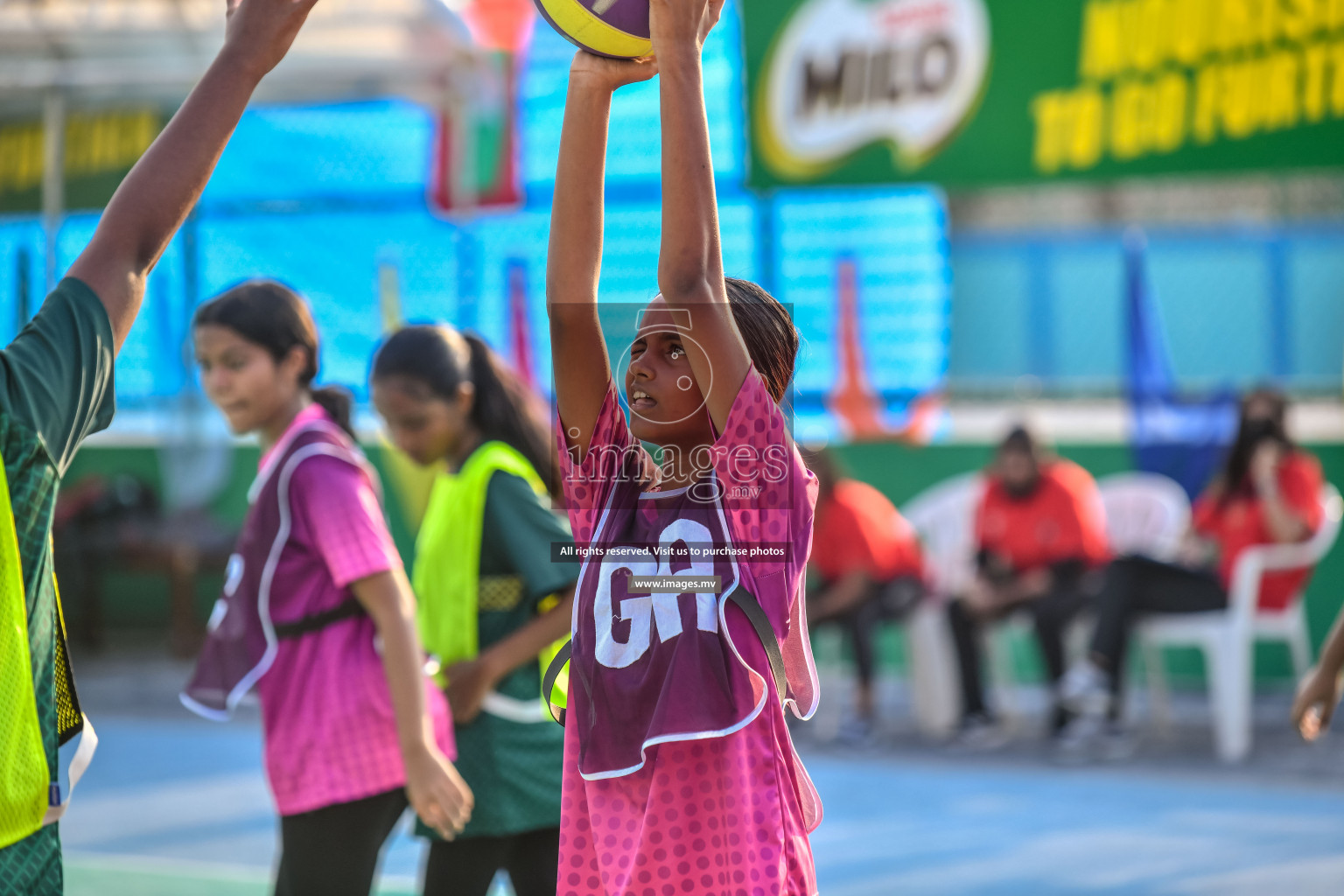 Day2  of Junior Netball Championship 2022 on 5 March 2022 held in Male', Maldives. Photos by Nausham Waheed.