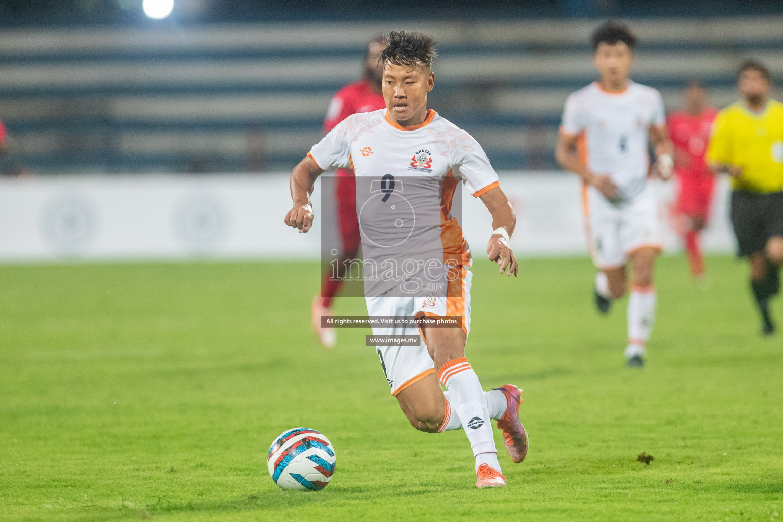 Maldives vs Bhutan in SAFF Championship 2023 held in Sree Kanteerava Stadium, Bengaluru, India, on Wednesday, 22nd June 2023. Photos: Nausham Waheed / images.mv