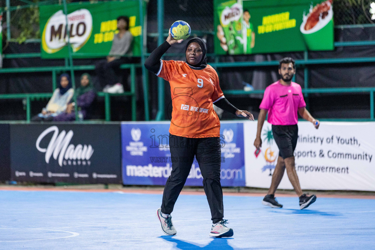 Day 7 of 10th National Handball Tournament 2023, held in Handball ground, Male', Maldives on Sunday, 4th December 2023 Photos: Nausham Waheed/ Images.mv