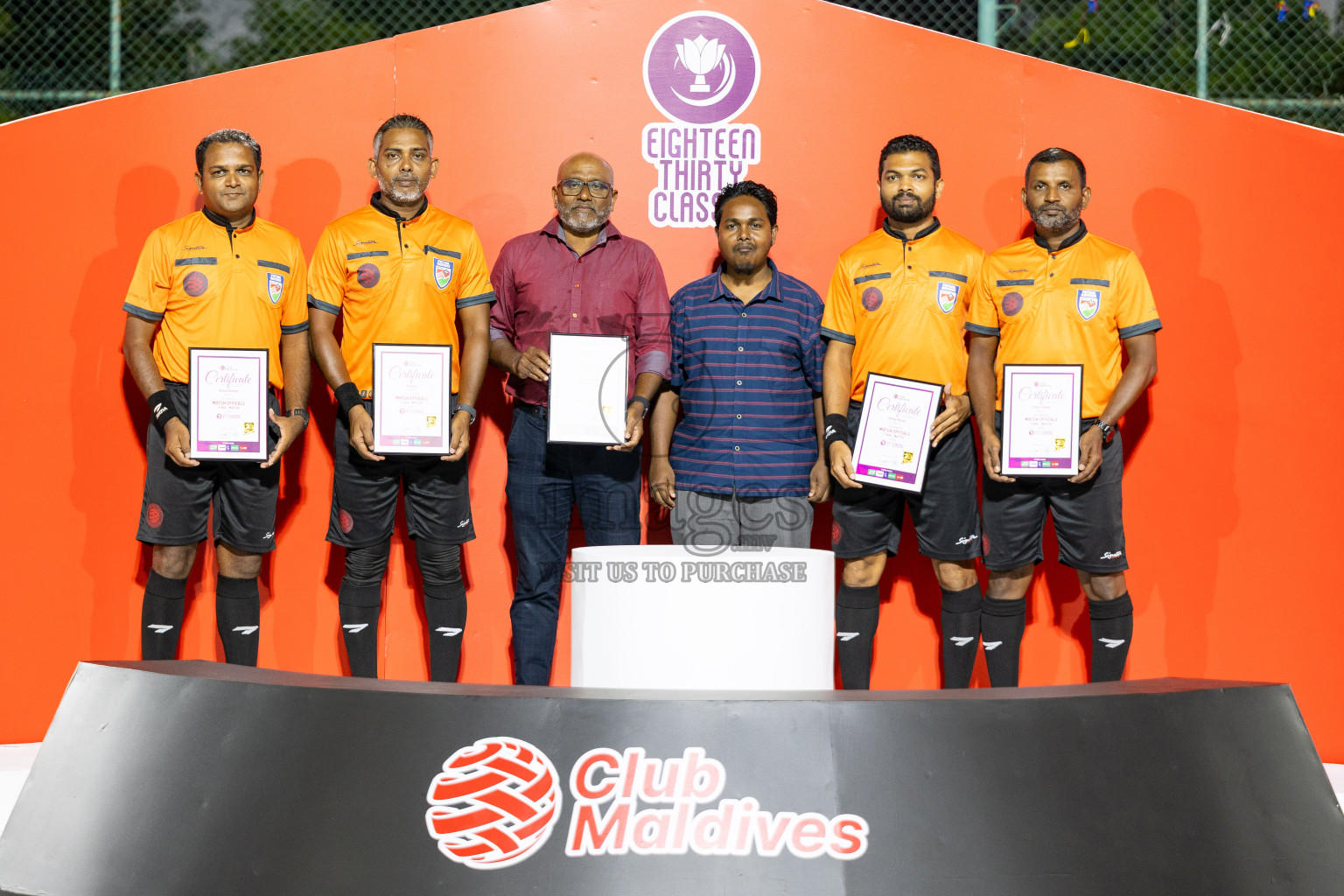 Prison Club vs Team MACL in Eighteen Thirty Classic of Club Maldives 2025 was held in Rehendhi Futsal Ground, Hulhumale', Maldives on Tuesday, 16th September 2025. Photos: Mohamed Mahfooz Moosa / images.mv