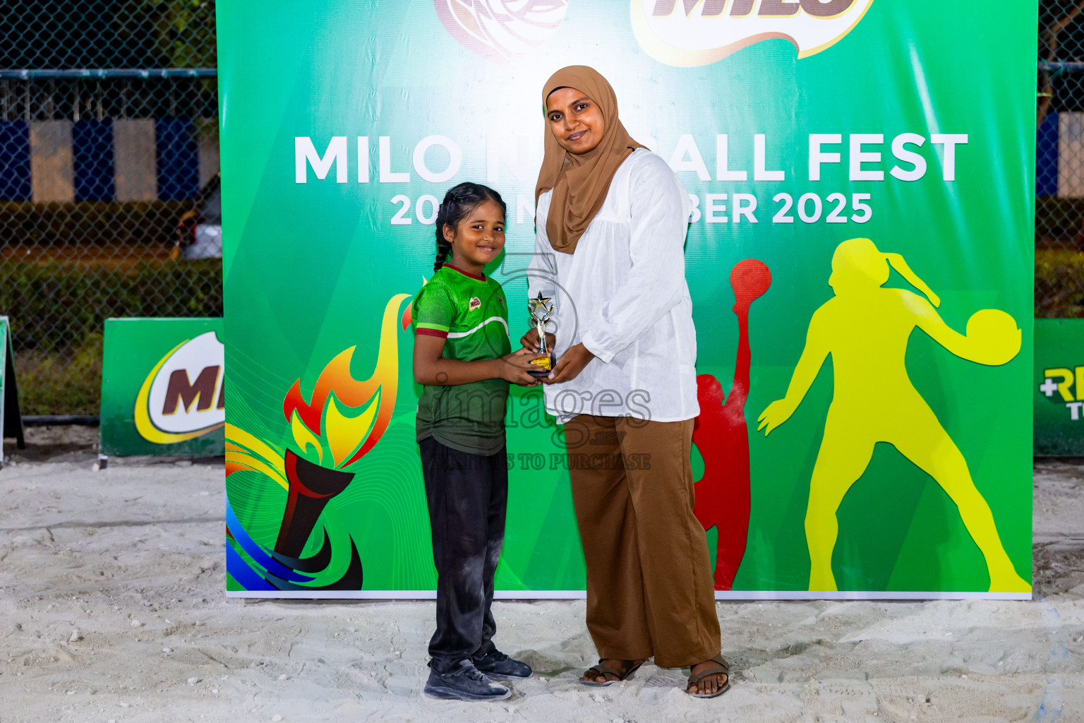 Day 2 of MILO Netball Fest 2025 was held in Cental Park, Hulhumale', Maldives on Friday, 21st November 2025. Photos: Nausham Waheed / images.mv