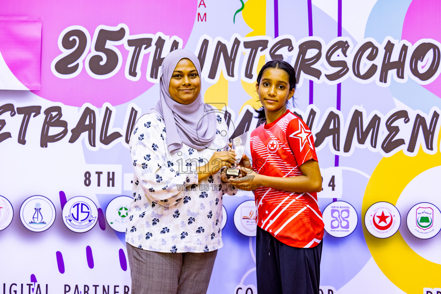 Day 10 of 25th Inter-School Netball Tournament was held in Social Center at Male', Maldives on Tuesday, 20th August 2024. Photos: Nausham Waheed / images.mv