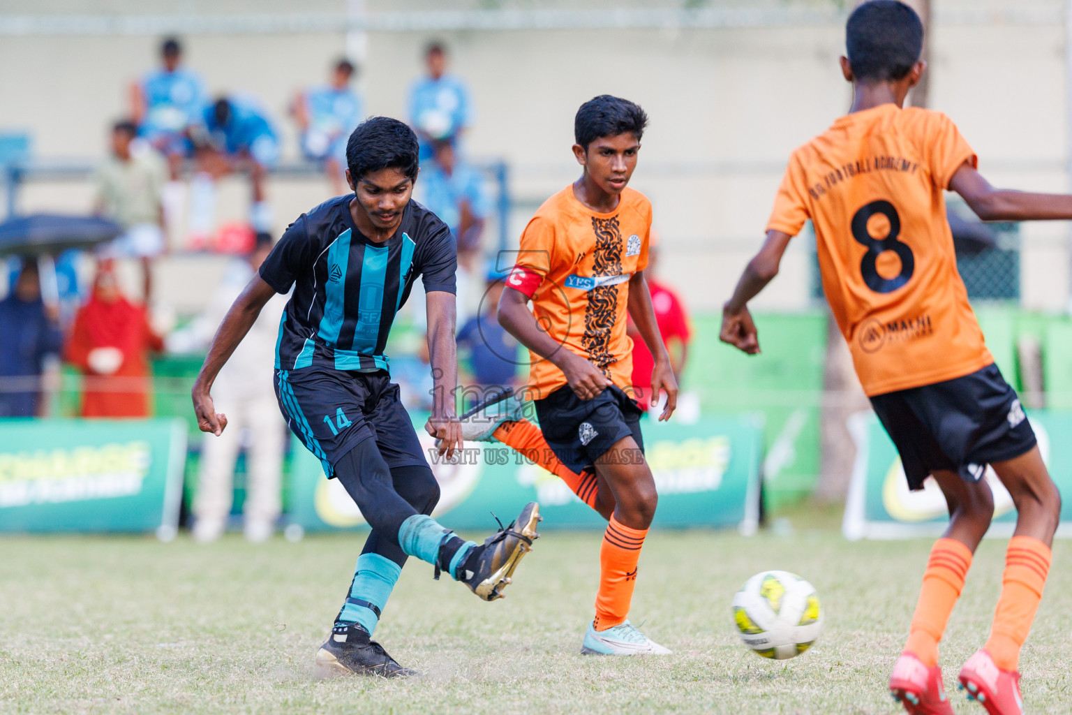 Day 4 of MILO Academy Championship 2025 (U14) was held on Sunday, 2nd November 2025 at Henveiru Football Grounds, Male', Maldives . 
Photos: Hassan Simah / images.mv