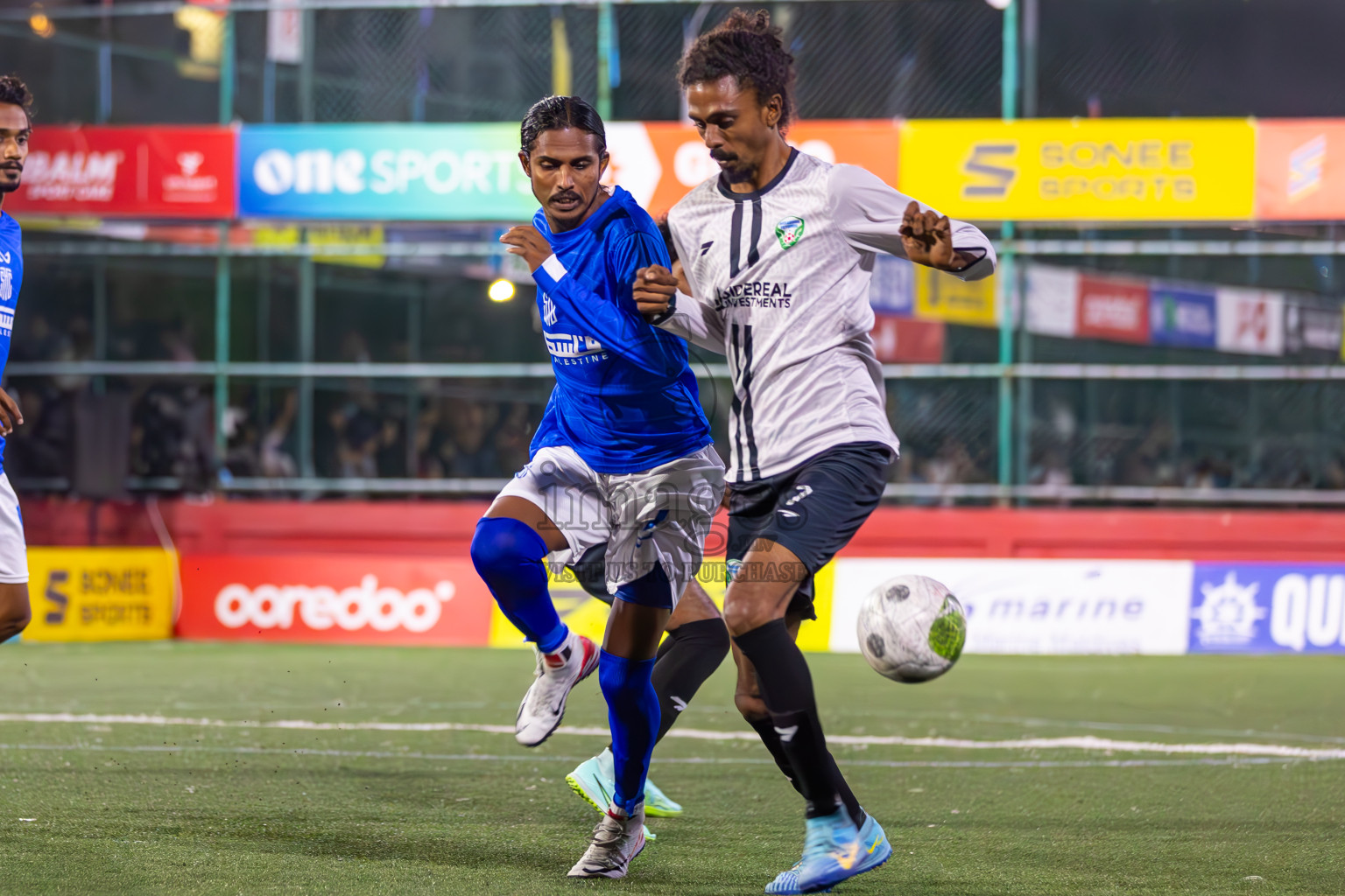 S Hithadhoo vs S Maradhoofeydhoo in Day 21 of Golden Futsal Challenge 2024 was held on Sunday , 4th February 2024 in Hulhumale', Maldives
Photos: Ismail Thoriq / images.mv