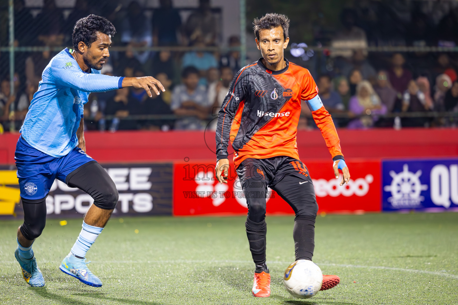 M Dhiggaru vs M Muli in Meemu Atoll Finals in Day 25 of Golden Futsal Challenge 2025 was held on Wednesday , 28th January 2025, in Hulhumale', Maldives. Photos: Ismail Thoriq / images.mv