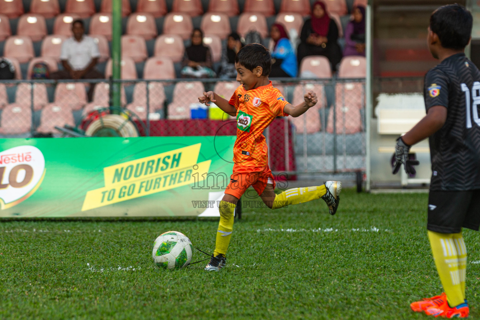 Day 2 of MILO Kids Football Fiesta was held at National Stadium in Male', Maldives on Saturday, 24th February 2024.