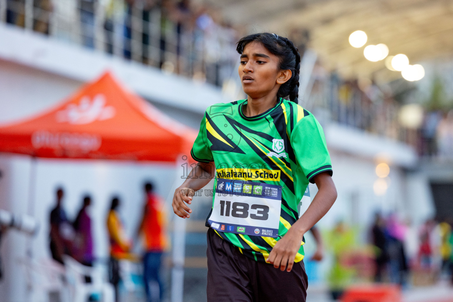 Day 2 of MWSC Interschool Athletics Championships 2024 held in Hulhumale Running Track, Hulhumale, Maldives on Sunday, 10th November 2024. 
Photos by: Hassan Simah / Images.mv