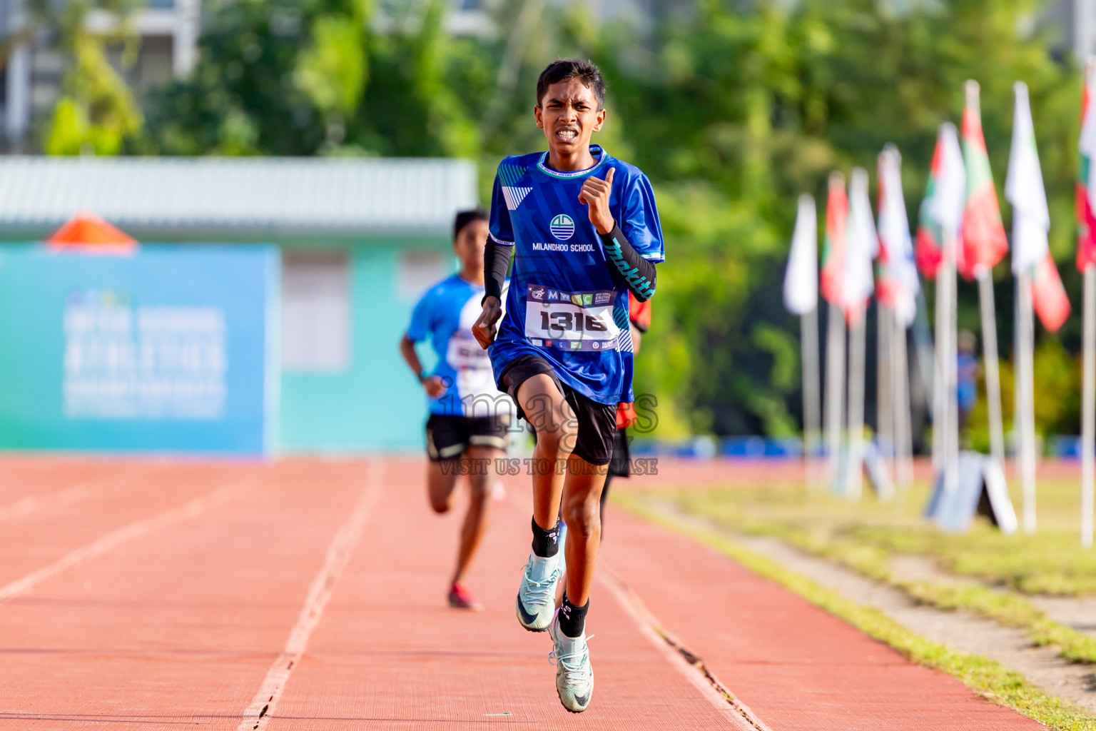 Day 4 of MWSC Interschool Athletics Championships 2024 held in Hulhumale Running Track, Hulhumale, Maldives on Tuesday, 12th November 2024. Photos by: Nausham Waheed / Images.mv