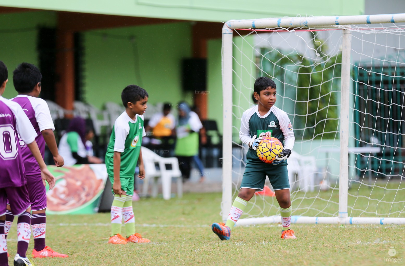Day 2 of Milo Kids Football Fiesta in Male', Maldives, Thursday, October. 13, 2016. (Images.mv Photo/ Abdulla Sham).