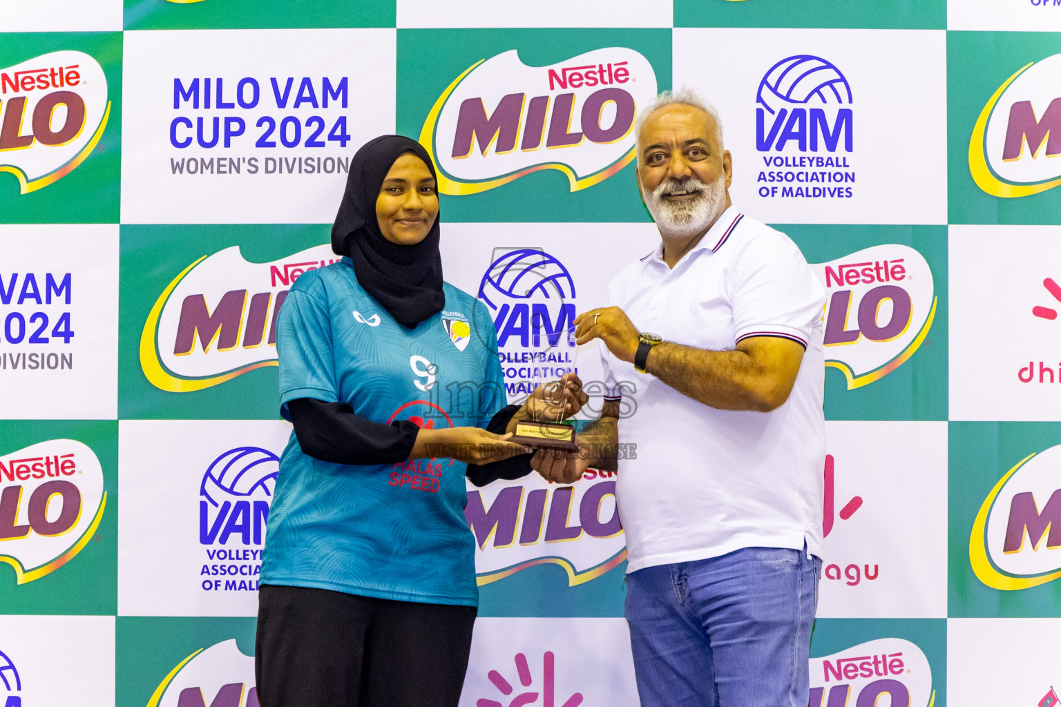 Final of Women's Division of Milo VAM Cup 2024 held in Male', Maldives on Saturday, 13th July 2024 at Social Center Indoor Hall Photos By: Nausham Waheed / images.mv