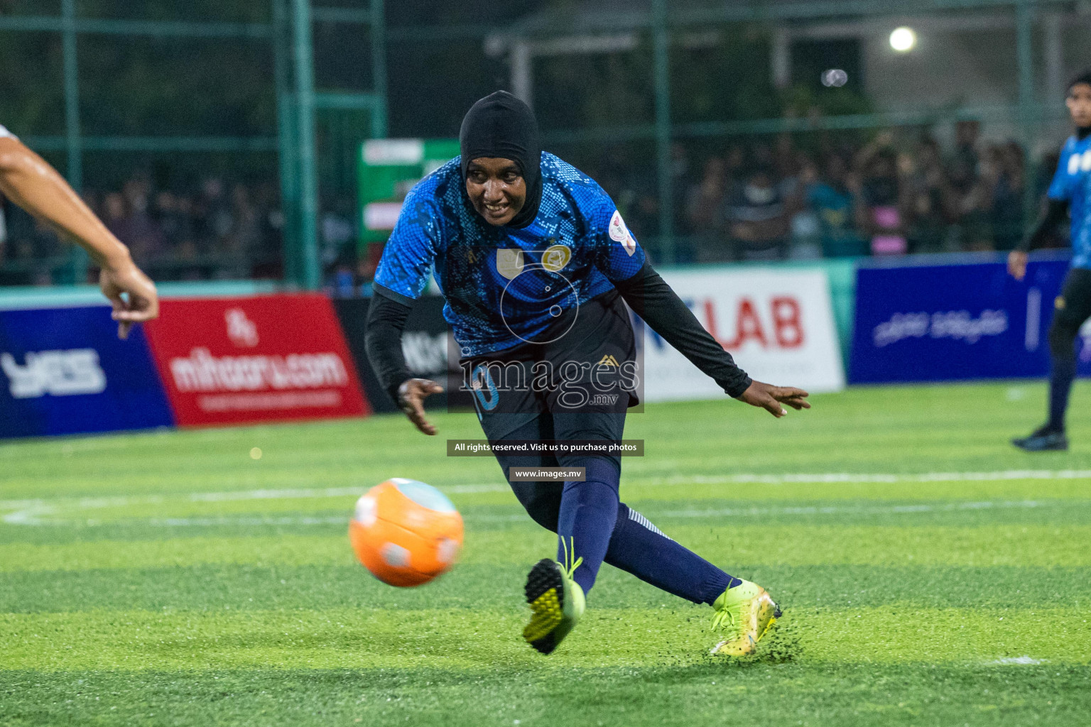 orts Limited vs WAMCO - in the Finals 18/30 Women's Futsal Fiesta 2021 held in Hulhumale, Maldives on 18 December 2021. Photos by Shuu Abdul Sattar