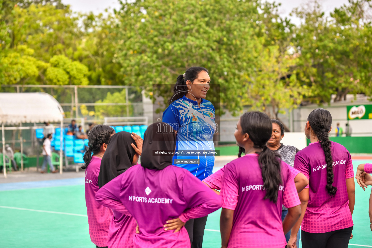 Day 11 of Junior Netball Championship 2022 held in Male', Maldives. Photos by Nausham Waheed