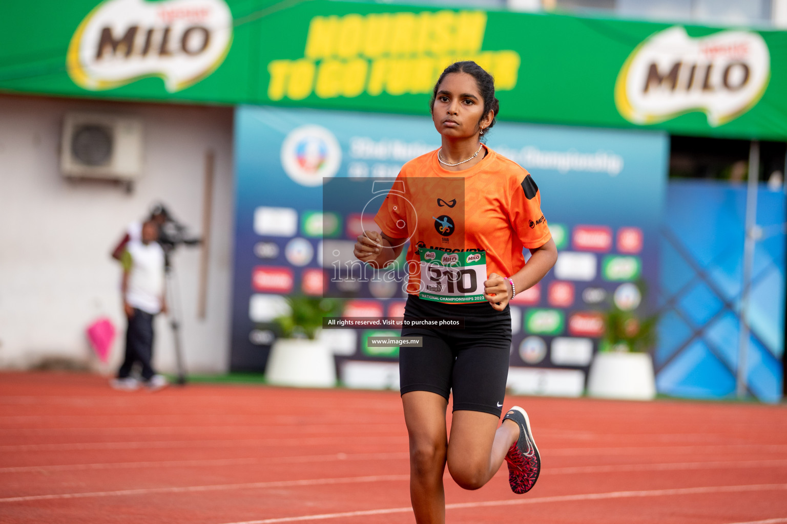 Day 2 of National Athletics Championship 2023 was held in Ekuveni Track at Male', Maldives on Friday, 24th November 2023. Photos: Hassan Simah / images.mv