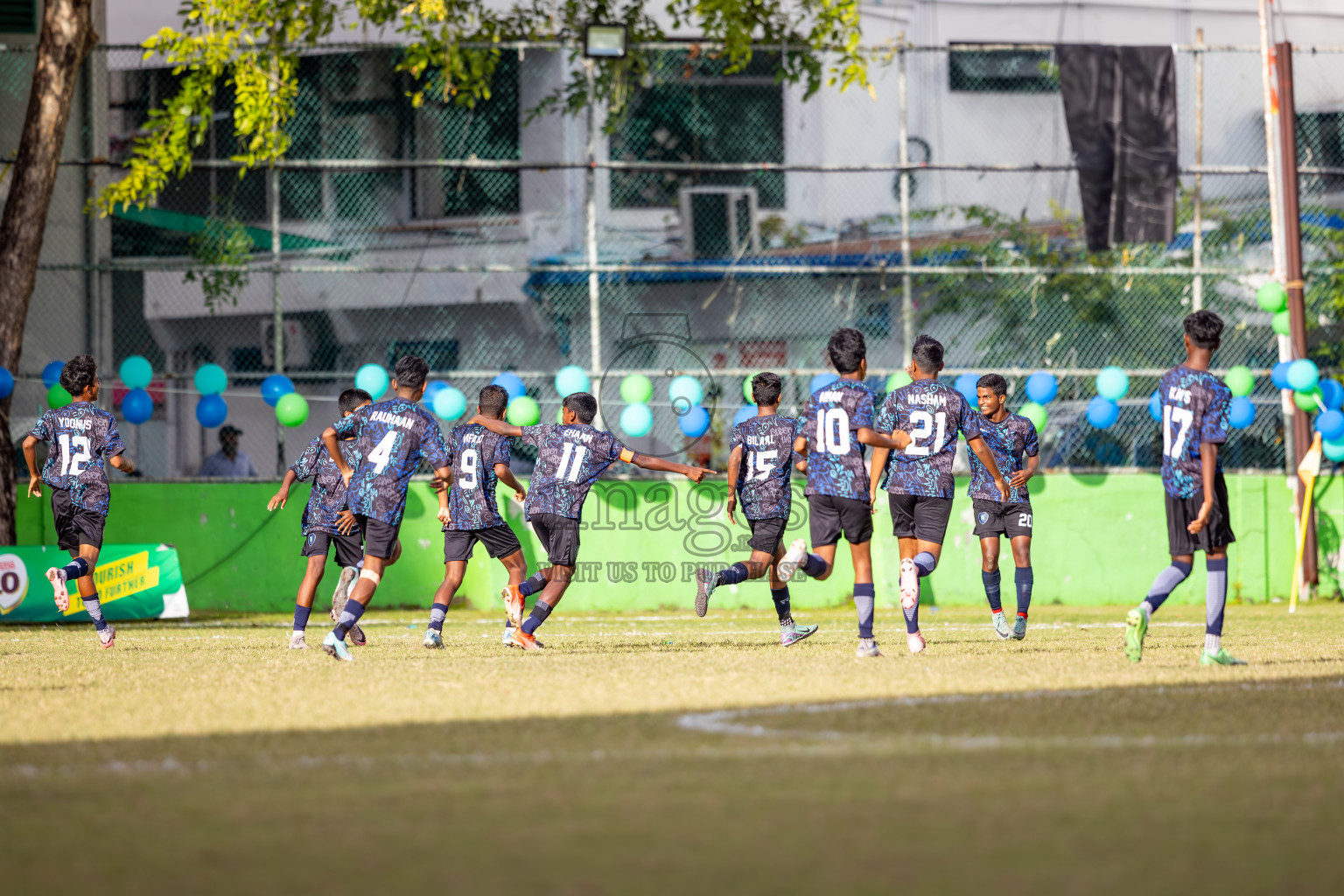 Day 4 of MILO Academy Championship 2024 (U-14) was held in Henveyru Stadium, Male', Maldives on Sunday, 3rd November 2024. Photos: Ismail Thoriq / Images.mv