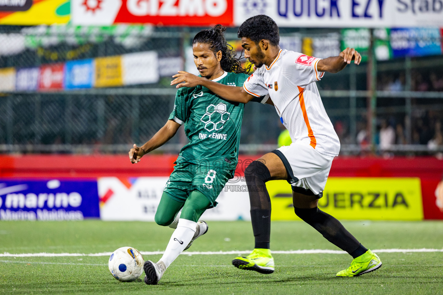 Th Thimarafushi vs Th Hirilandhoo in Thaa Atoll Finals Day 26 of Golden Futsal Challenge 2025 was held on Thursday , 30th January 2025, in Hulhumale', Maldives. Photos: Nausham Waheed / images.mv