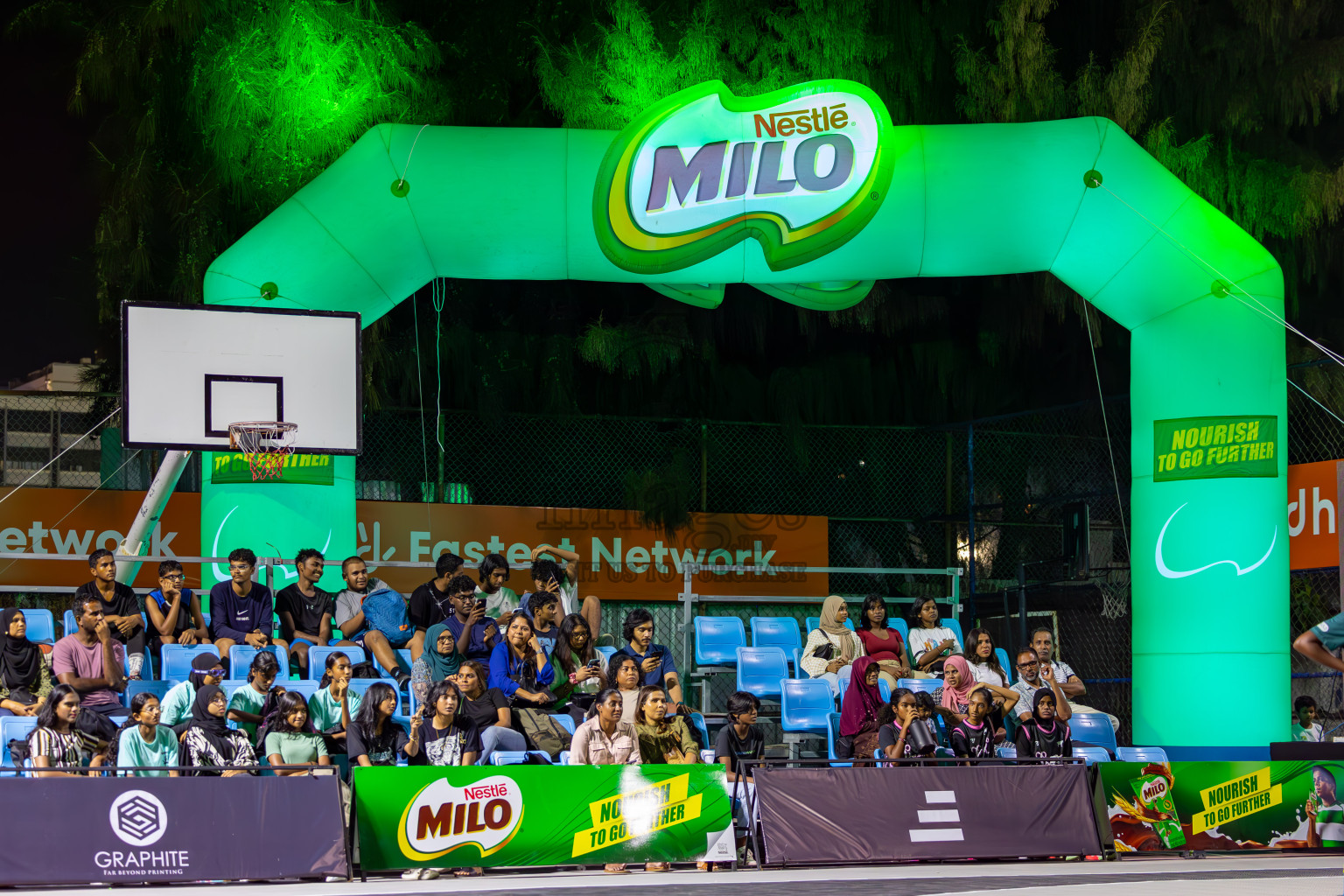 Day 3 of MILO Ramadan 3x3 Challenge 2024 was held in Ekuveni Outdoor Basketball Court at Male', Maldives on Thursday, 14th March 2024.
Photos: Ismail Thoriq / images.mv