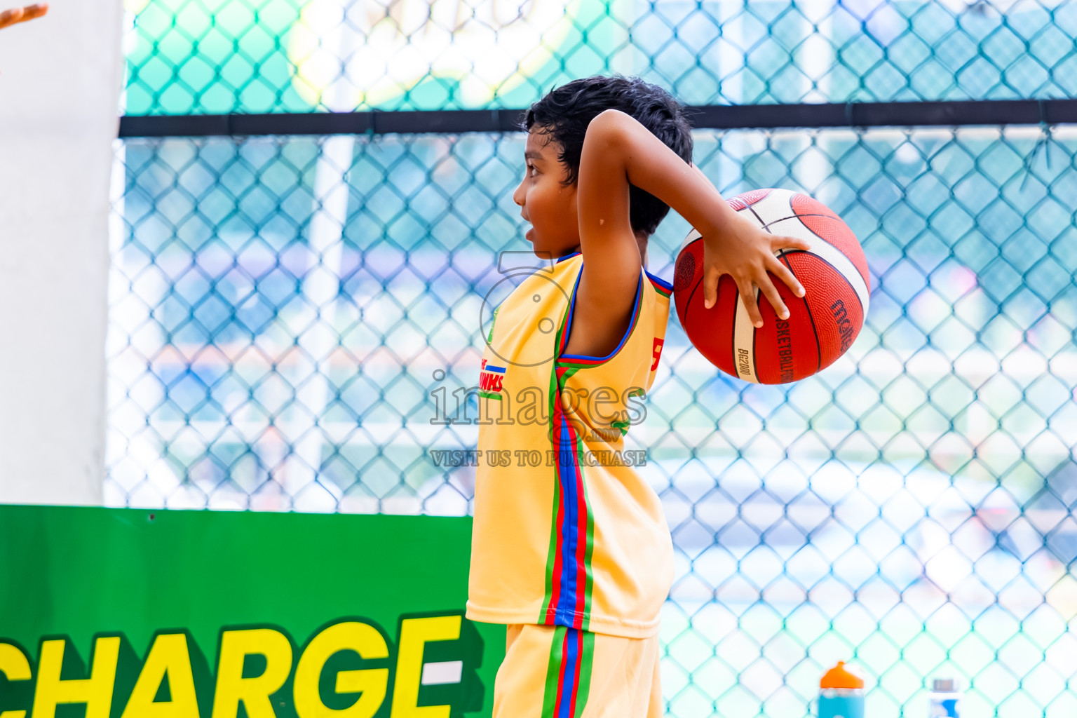 Day 3 of Milo 5 x 5 Junior Challenge 2025 - Basketball tournament held in Basketball Training Center, Male', Maldives on Saturday, 11th October 2025. Photos by: Nausham Waheed, Hassan Simah / Images.mv